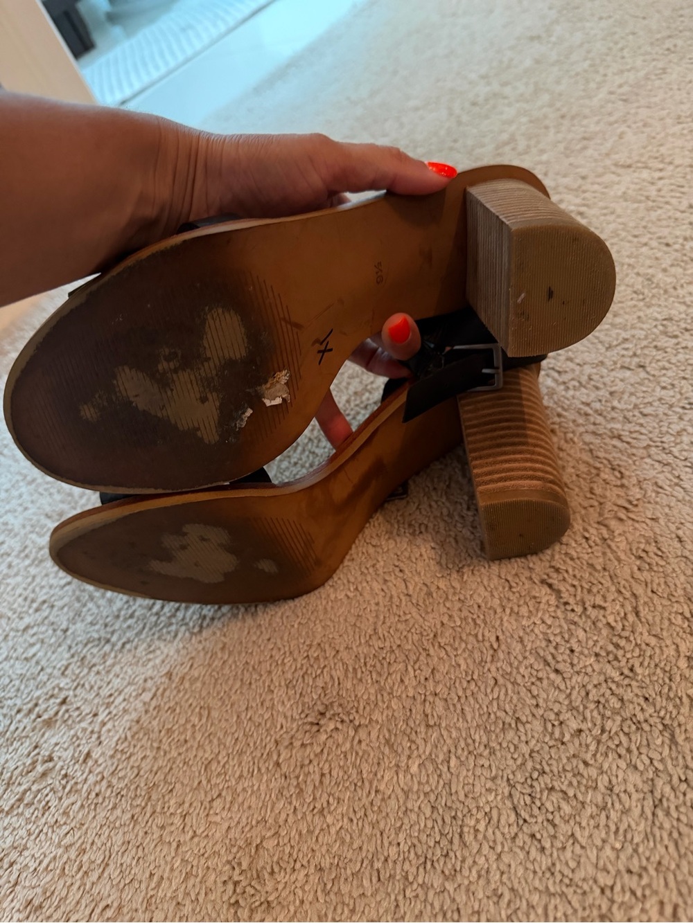 Madewell Adler black strappy sandal - Picture 3 of 4